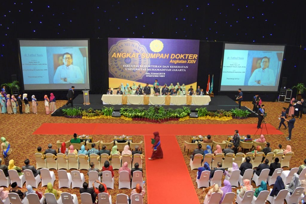 Daftar Paket Wisuda Di Jakarta | Sumpah Dokter FKK Universitas Muhammadiyah